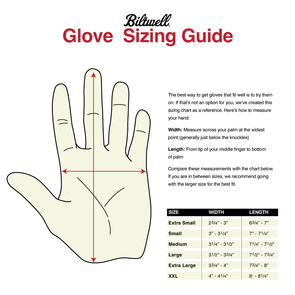 How to choose your motorcycle gloves size · Motocard