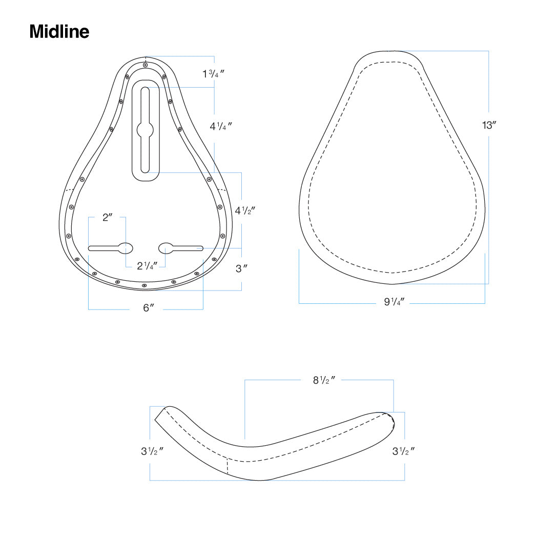 CLOSEOUT Midline Seat - Tuck n' Roll