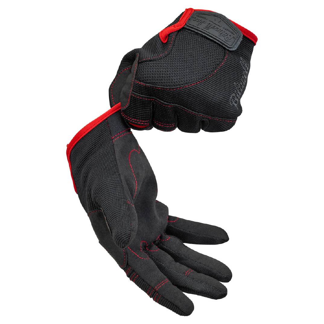 Moto Gloves - Black/Red