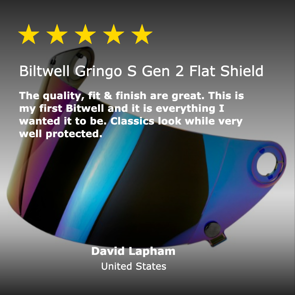Gringo S Gen 2 Flat Shield - Rainbow Mirror