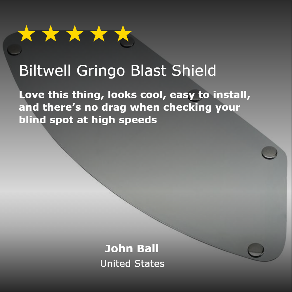Gringo Blast Shield - Chrome Mirror