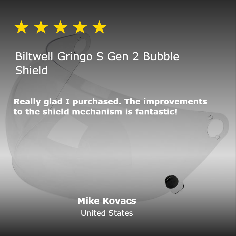 Gringo S Gen 2 Bubble Shield - Clear
