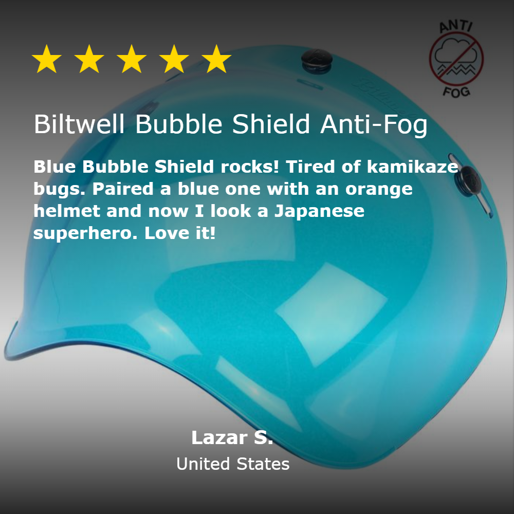 CLOSEOUT Bubble Shield Anti-Fog - Blue