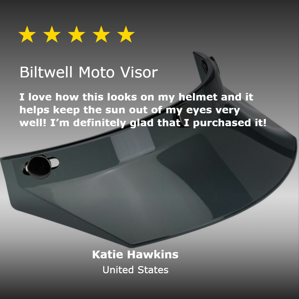 Moto Visor - Smoke