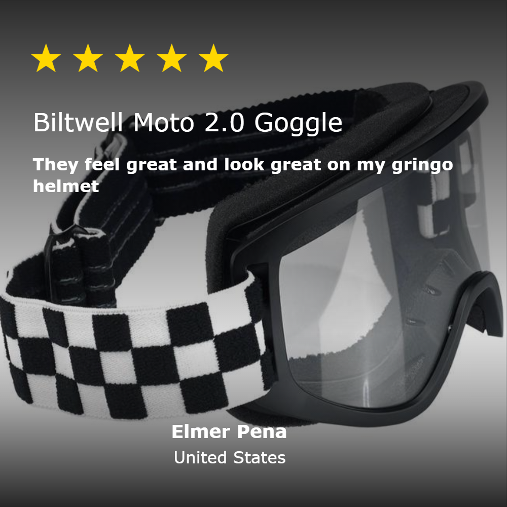Moto 2.0 Goggle - Checkers Black