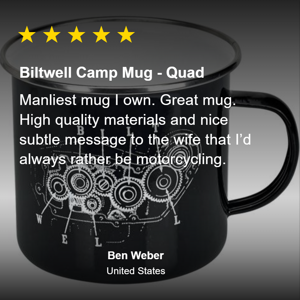 Camp Mug - Quad Black/White