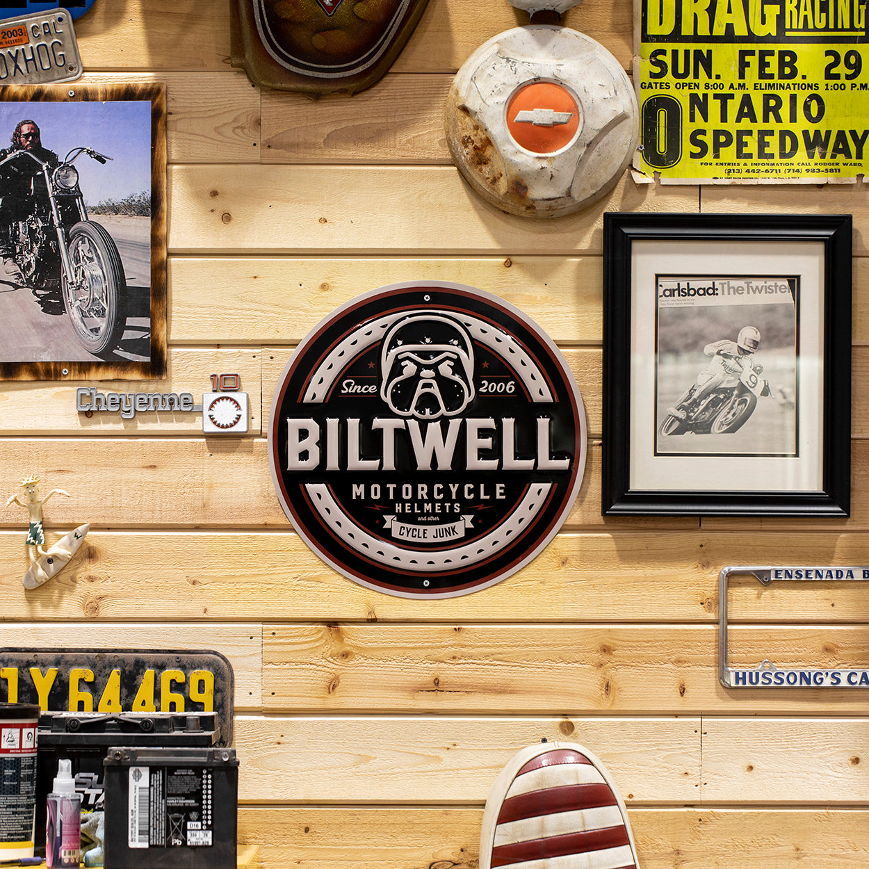 Biltwell Shop Sign - Bulldog