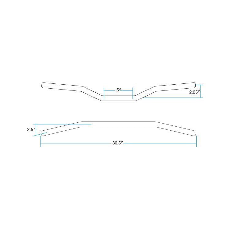 CLOSEOUT Tracker 7/8" - Black Electroplate