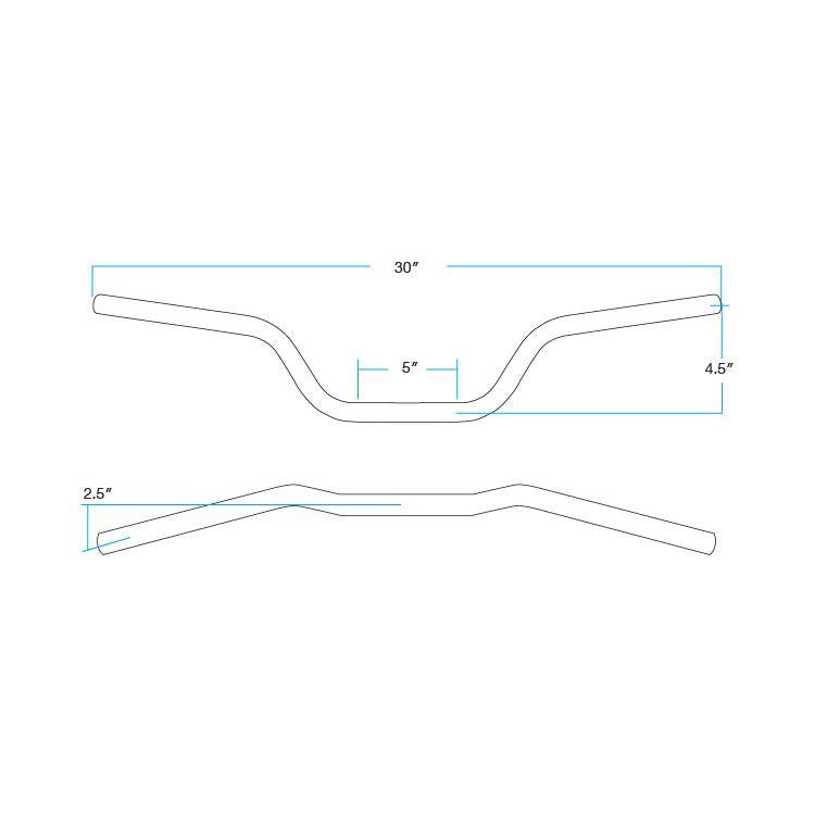 CLOSEOUT Tracker High 7/8" - Black Electroplate