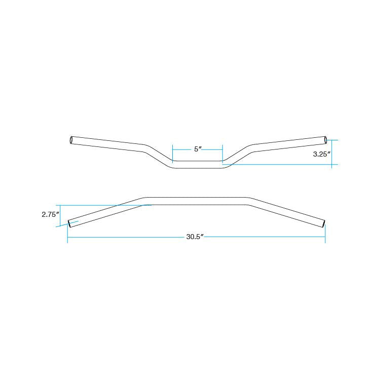 Tracker Mid 7/8" - Chrome