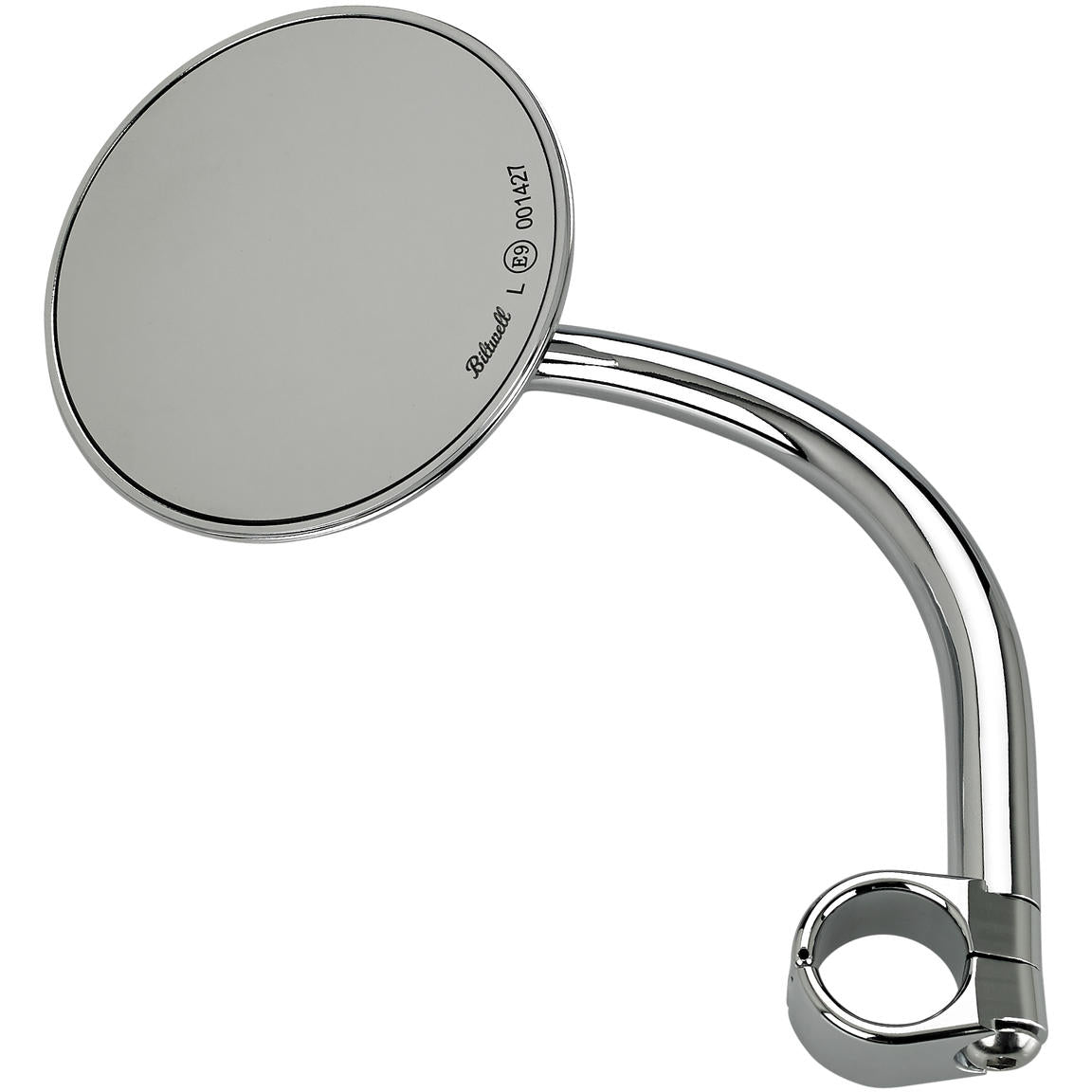 Utility Mirror Round CE Clamp-on - Chrome